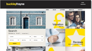 Screenshot of Buckley Frayne website