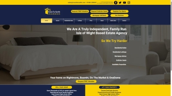 Screenshot of Coast To Castle Property Services website