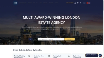 Screenshot of Ernest Brooks website