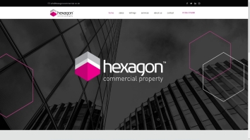 Screenshot of Hexagon Commercial website