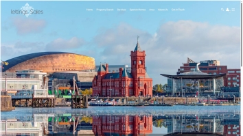 Screenshot of Lettings2Sales website