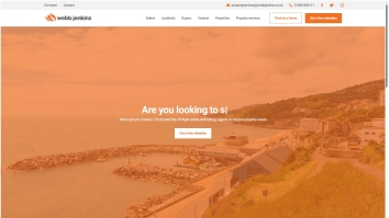 Screenshot of Webb Jenkins website