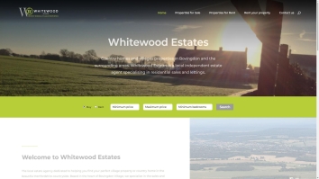 Whitewood Estates Screenshot of Whitewood Estates website